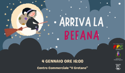 Arriva la befana - banner