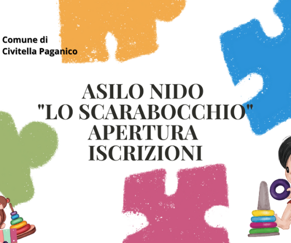 Servizi Educativi. Iscrizioni Asilo Nido "Lo Scarabocchio"