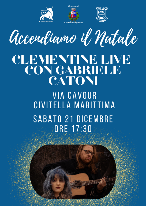 clementine live con gabriele catoni - locandina