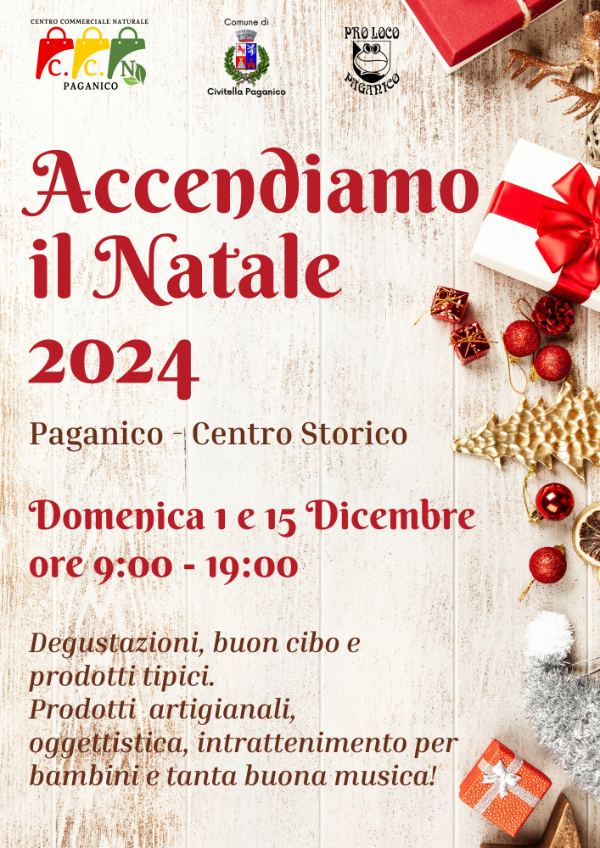 Accendiamo il Natale 2024 - locandina